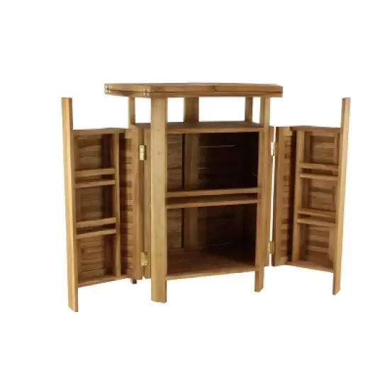 Patio Bar Table Teak - Olivia & May image {2}