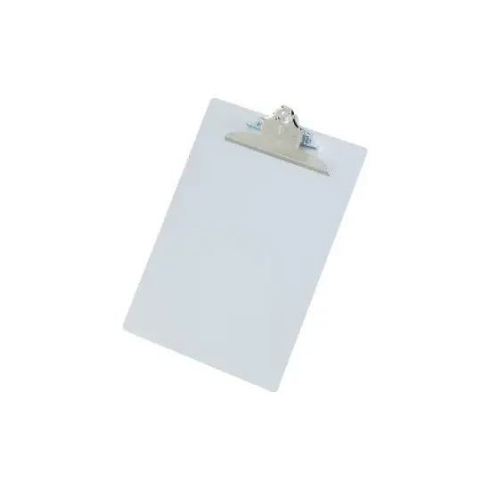 Saunders Aluminum Clipboard w/High-Capacity Clip 1" Clip Cap 8 1/2 x 12 Sheets Silver 22517 image {3}