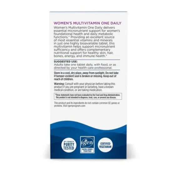 Nordic Naturals Women's One Daily Multivitamin Tablets - Unflavored - 30ct image {5}