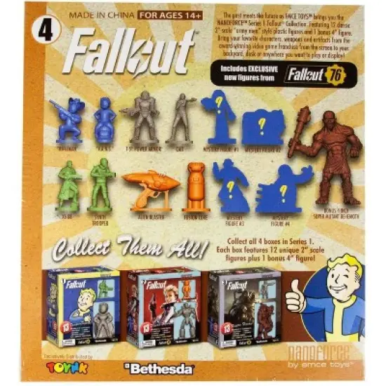 Toynk Fallout Nanoforce S1 Army Builder Figures - Boxed Version 4 image {5}