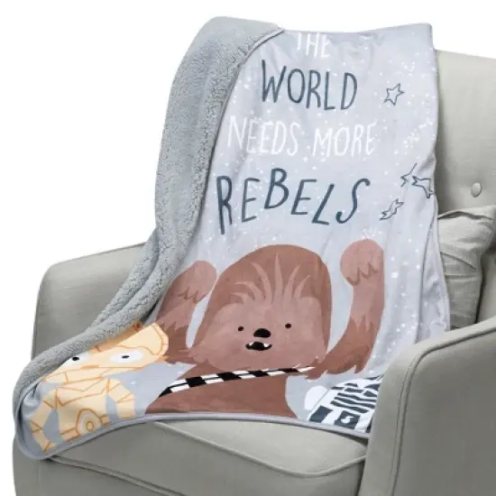 Lambs & Ivy Star Wars Rebels Baby Blanket - Gray image {5}