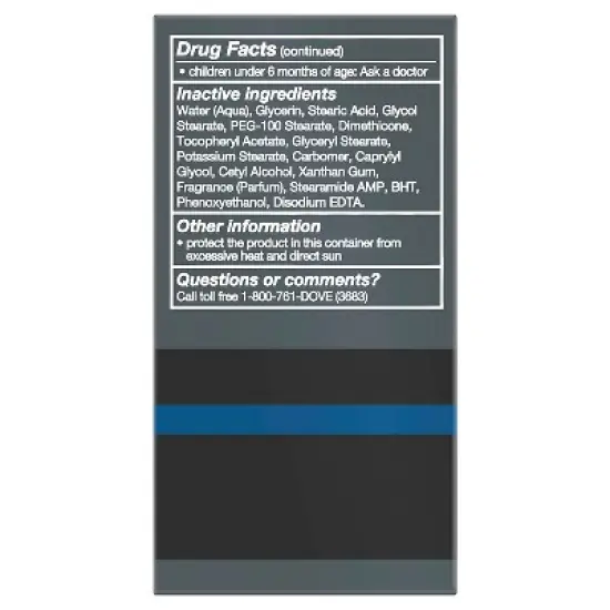 Dove Men+Care Hydrate + SPF 15 Sunscreen Face Lotion - Trial Size - 1.69oz image {3}