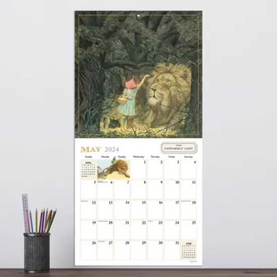 TF Publishing 2024 Wall Calendar 12"x12" Wizard of Oz image {2}