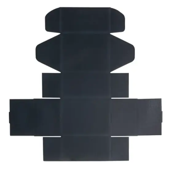 Stockroom Plus 25 Pack Corrugated Packaging Boxes for Shipping, Cardboard Mailers for Small Business, Boutiques, Black, 8 x 6 x 4 in image {6}