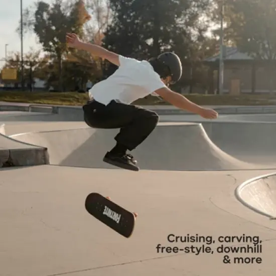 Fortnite Skateboard with metallic graphics, aluminum trucks and ABEC5 bearings. Includes download code for in-game Nite Life Wrap image {5}