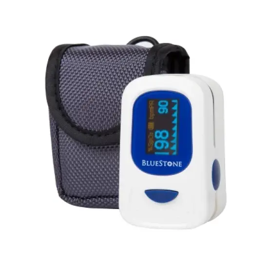 Bluestone Portable Finger Pulse Oximeter with Case image {5}