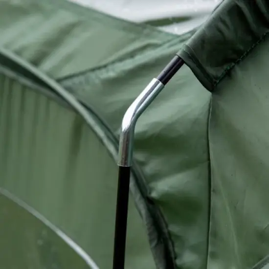 Outsunny 8' x 4' x 4' Portable Pop up Greenhouse, Garden Canopy Hot House, 4 Zipper Doors for Growing Tropical Plants, Flowers, Herbs, image {5}