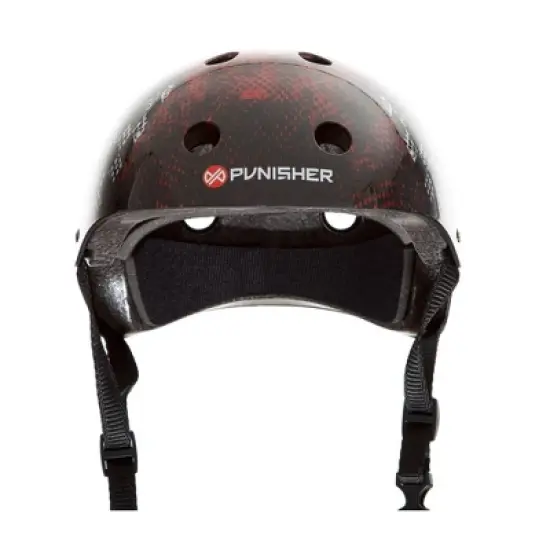 Punisher Skateboards TNT Multi-Sport Skateboard Helmet 11-vent Size Medium, Black image {2}