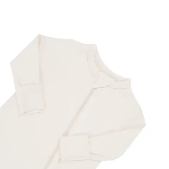 Kyte Baby Zippered Romper in Oat image {4}