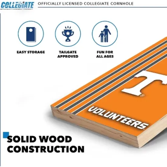NCAA Tennessee Volunteers 2'x3' Wood Cornhole Set image {2}