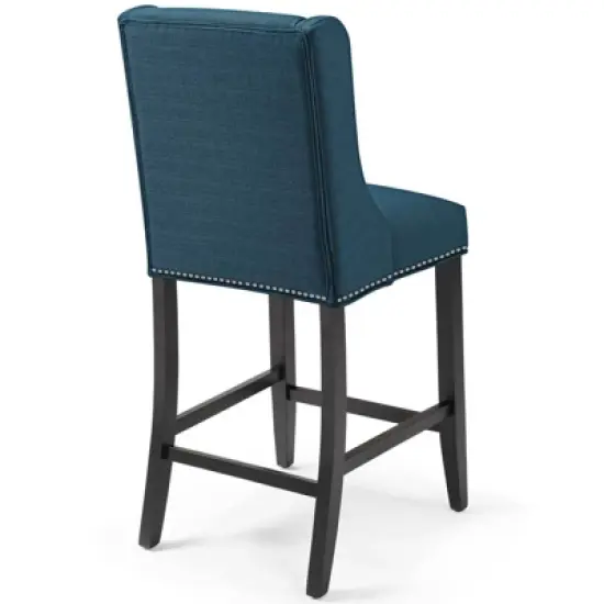 Baron Upholstered Fabric Counter Height Barstool - Modway image {4}