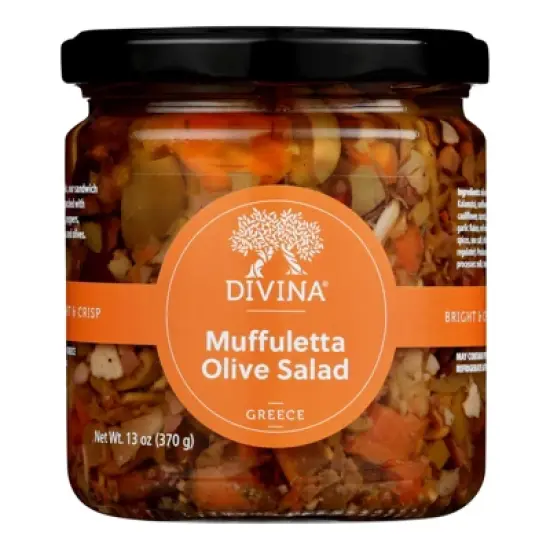 Divina Muffuletta Olive Salad - Case of 6/13 oz image {1}