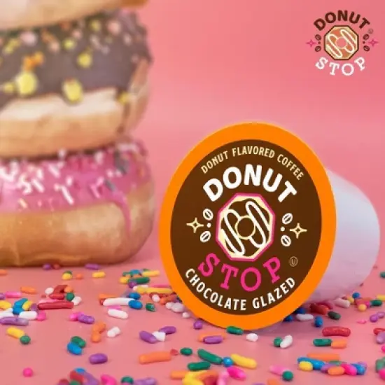 Donut Stop Flavored Coffee Pods,Keurig 2.0, Chocolate Glazed Flavor, 40 Count image {7}