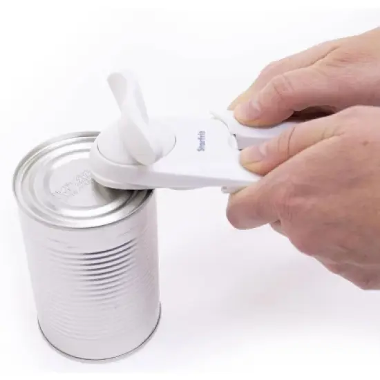 Beaver Can Opener - Safe - Holds and Leaves No Sharp Edges on Lid - Comfort Grip image {3}