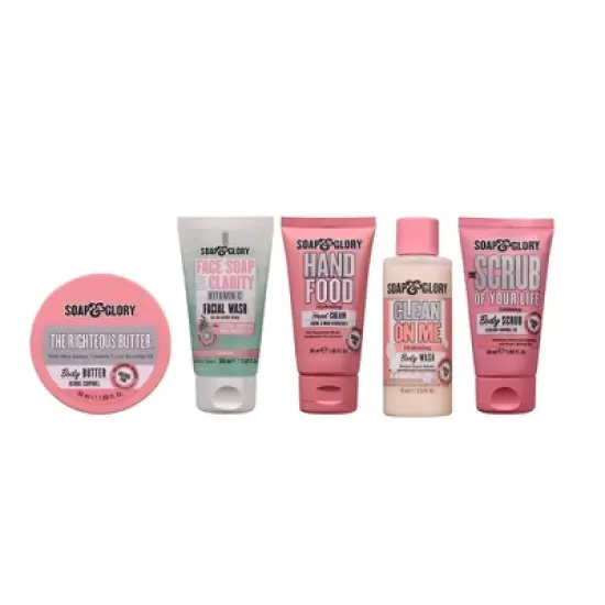 Soap & Glory The Glorious Bath and Body Skincare Gift Set - 5ct image {1}