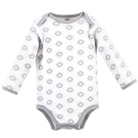 Touched by Nature Organic Cotton Long-Sleeve Bodysuits 5pk, Cactus image {1}