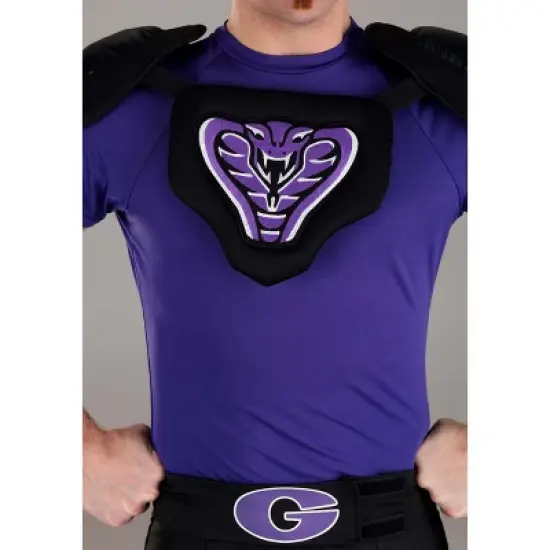 HalloweenCostumes.com Men's Dodgeball Purple Cobras Halloween Costume | Adult Officially Licensed Uniform for Cosplay image {3}