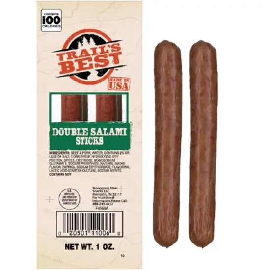 Trail's Best 1oz Double Salami 20-ct Boxes - 4 Boxes image {2}