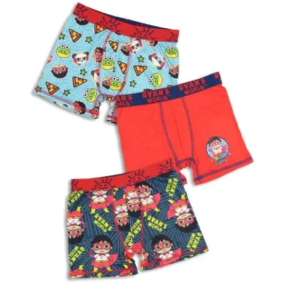 Ryans World Boys Character 3 Pack Athletic Boxer Briefs image {4}