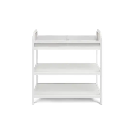 Suite Bebe Brees Changing Table - White/Graystone image {1}