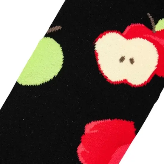 Cool Socks, Cute Fun Fruit Print Novelty Crew Socks for Women image {3}