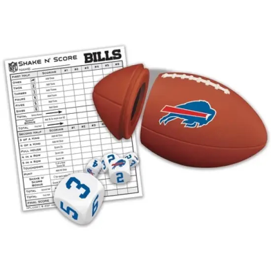 MasterPieces Officially Licsenced NFL Buffalo Bills Shake N' Score Dice Game for Age 6 and Up image {2}