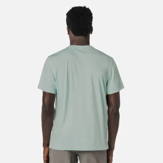 Vapor Apparel Men's UPF 50+ UV Sun Protection Solar Short Sleeve T-Shirt - Seagrass, Medium image {1}