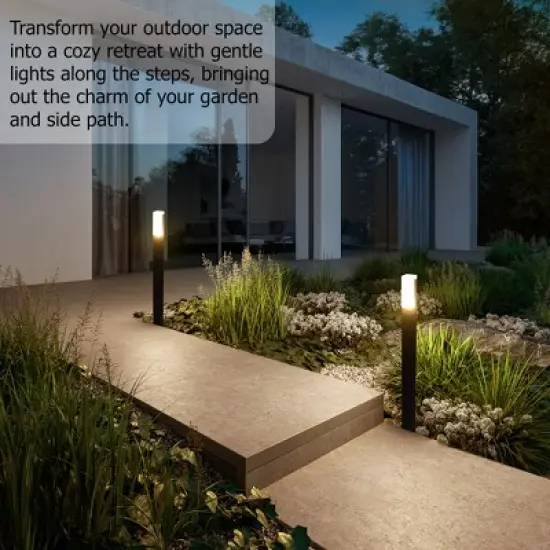 Gardenised LED Landscape Lighting IP65 Waterproof Outdoor Light Fixture with Durable Aluminum Housing 3000K Warm Light image {6}