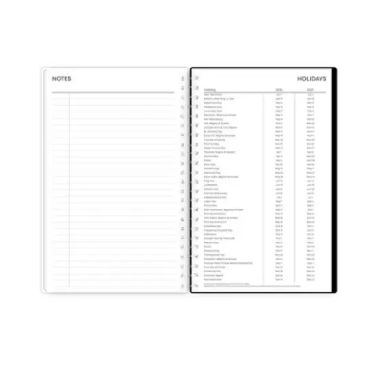 Blue Sky Weekly/Monthly Planner 5"x8" with Bookmark Andromeda Spiral image {8}