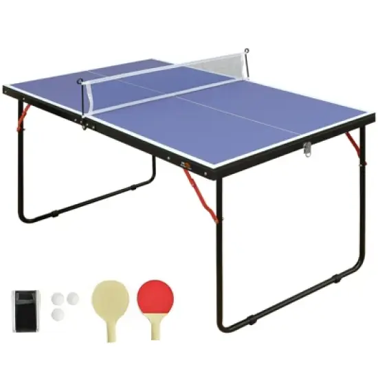 Dexmalle Mid-Size Portable Ping Pong Table image {8}