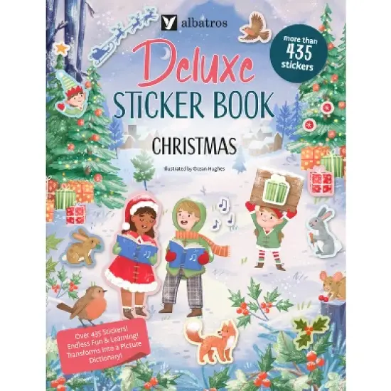 Deluxe Sticker Book: Christmas - (Deluxe Sticker Books) by  Joli Hannah (Paperback) image {1}