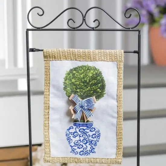 Potted Plant Garden Flag Stand image {1}