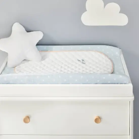 Changing Pad Liner White with Pink Edge - Cloud Island&trade; 3pk image {1}