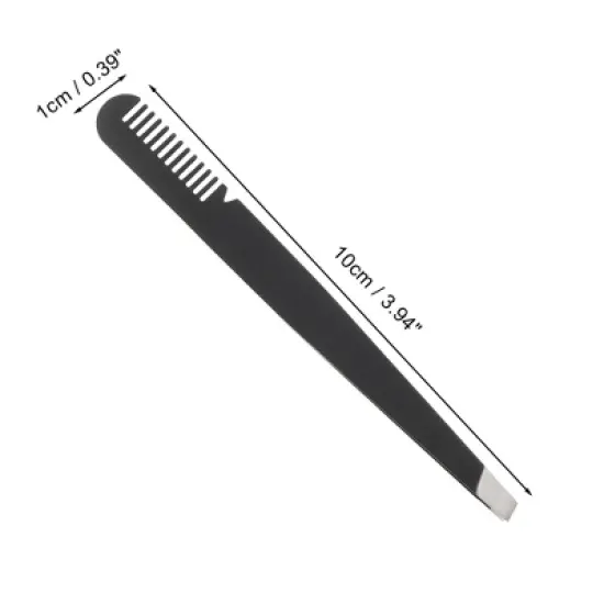 Unique Bargains Durable Eyebrow Tweezer for Bathroom Travel Hotel 1 Pc image {1}