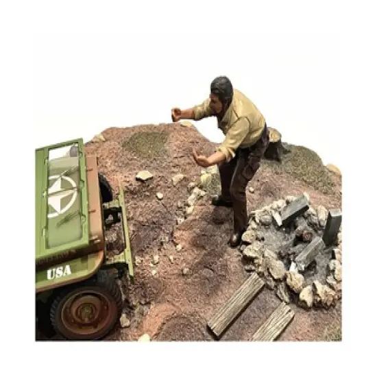 "4X4 Mechanic" Figure 6 for 1/18 Scale Models by American Diorama image {2}