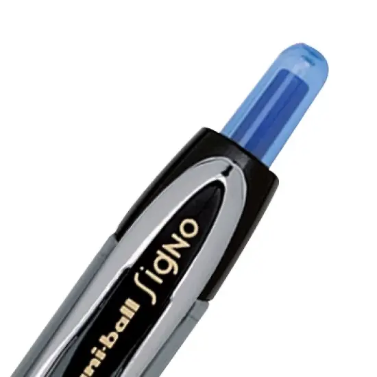 uni-ball 207 Retractable Gel Pens Ultra Micro Point Blue Ink 1027468 image {4}