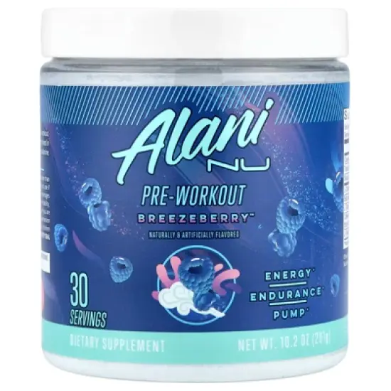 Alani Nu Pre-Workout, BreezeBerry&trade;, 10.2 oz (291 g) image {4}