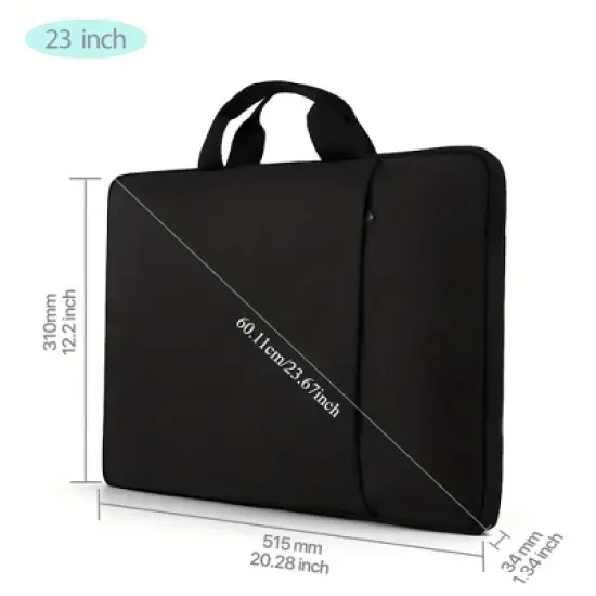 UPERFECT 15.6 to 24 Inches Laptop Bag Portable Monitor Sleeve Case image {7}