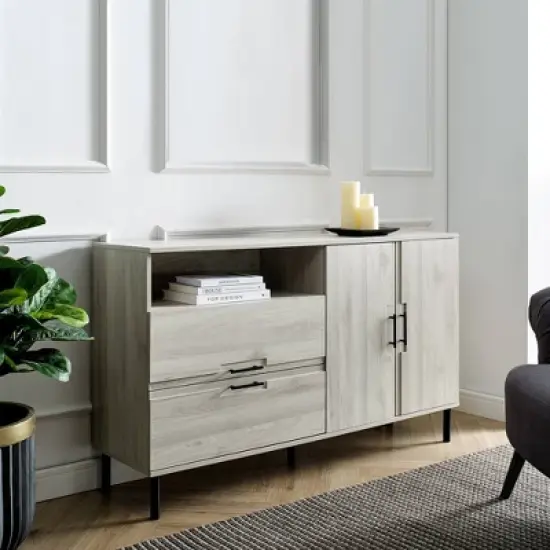 56" 2 Door Contemporary Sideboard - Saracina Home image {5}