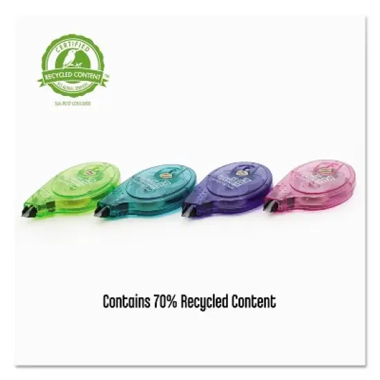 Tombow MONO Original Correction Tape Asst RetroColor Applicators 1/6" x 394" 6/Box 68670 image {4}