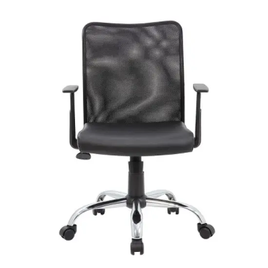 Fixed Arm Budget Mesh Task Chair Black - Boss Office Products image {4}