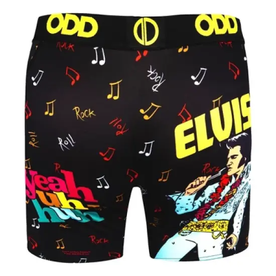 Odd Sox, Elvis Rock N Roll, Music & Movie, Fun Men's Boxer Brief Underwear image {1}