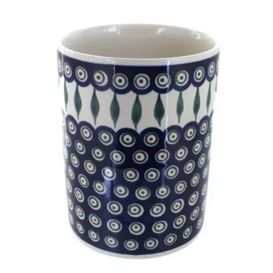 Blue Rose Polish Pottery 832 Zaklady Utensil Jar image {14}