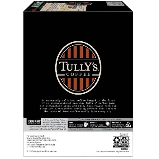 Tully's Coffee Hawaiian Blend Coffee Pods - Medium Roast - 24ct image {4}