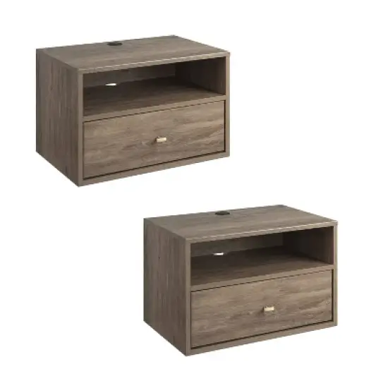 Set of 2 Hanging Nightstands - Prepac image {17}