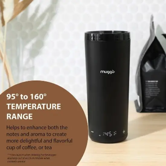 Muggo 2.0 Self-Heating Temperature Control Travel Mug - 12 oz Capacity image {2}