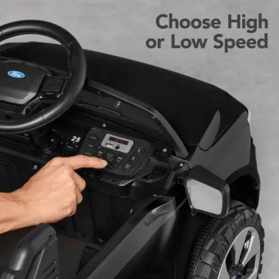 Best Choice Products Kids 12V Ride On Car Officially Licensed Ford Lightning Truck w/ Remote, LED Lights image {7}