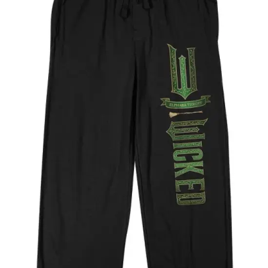 Wicked: Part 1 Elphaba Thropp sleep pant on Black Adult image {1}