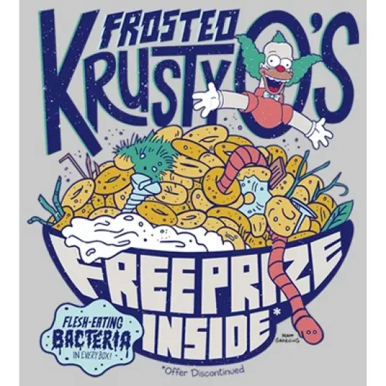 Men's The Simpsons Frosted Krusty O's Sweatshirt image {1}