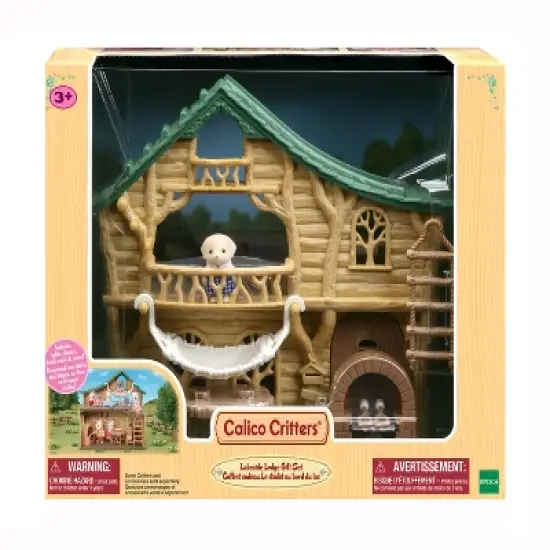 Calico Critters Lakeside Lodge Gift Set, Dollhouse Playset with Figure and Furniture image {8}